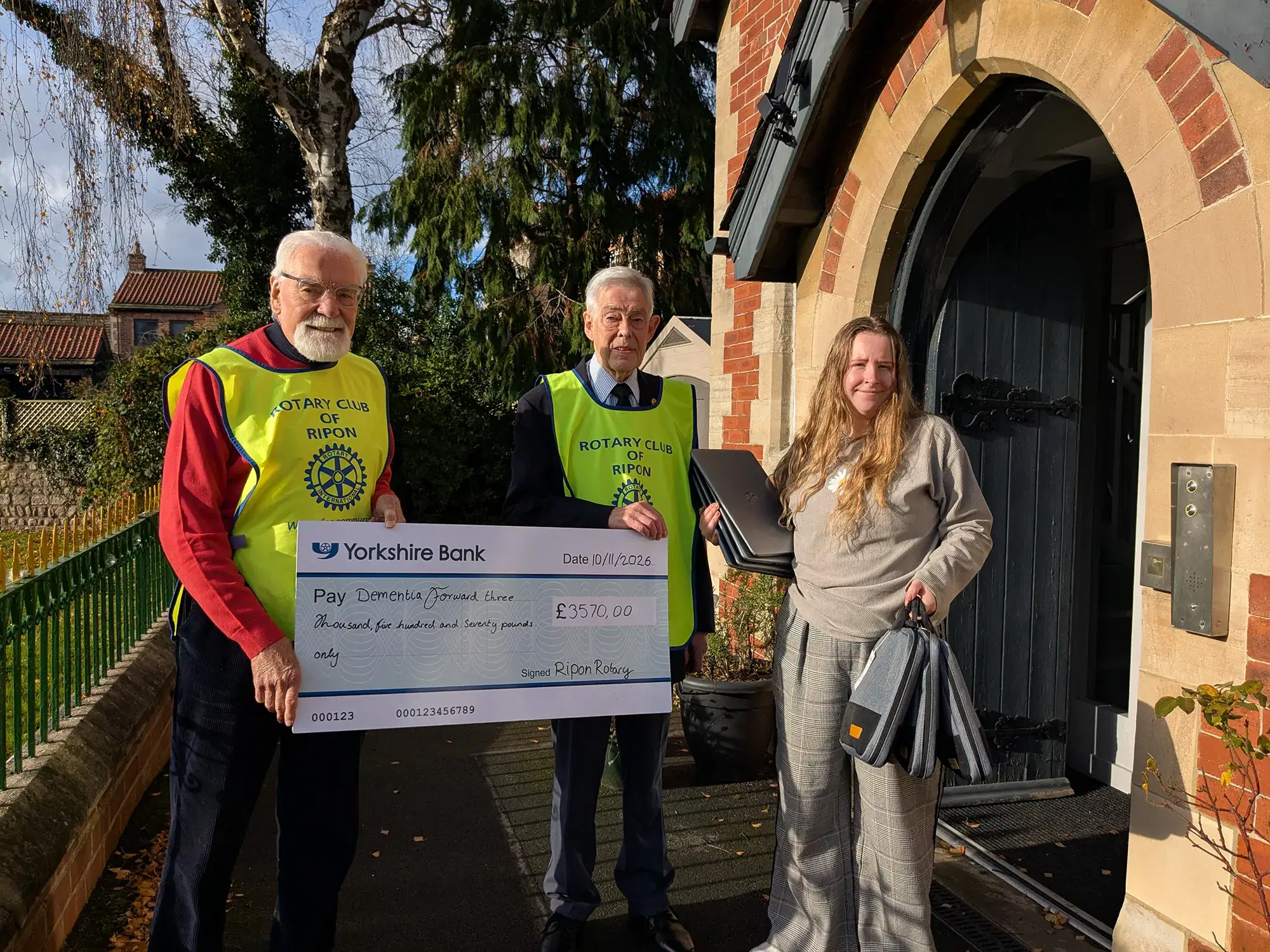 Rotary’s Presentation to Dementia Forward